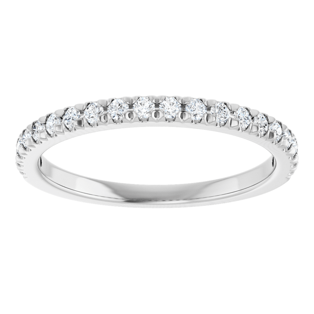 1/4 CTW Natural Diamond French-Set Anniversary Ring 14K Yellow Gold - Guerilla Choice