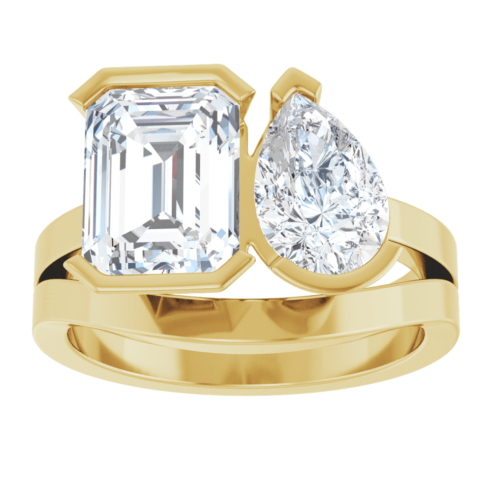 Élodie Platinum Two-Stone Engagement Ring