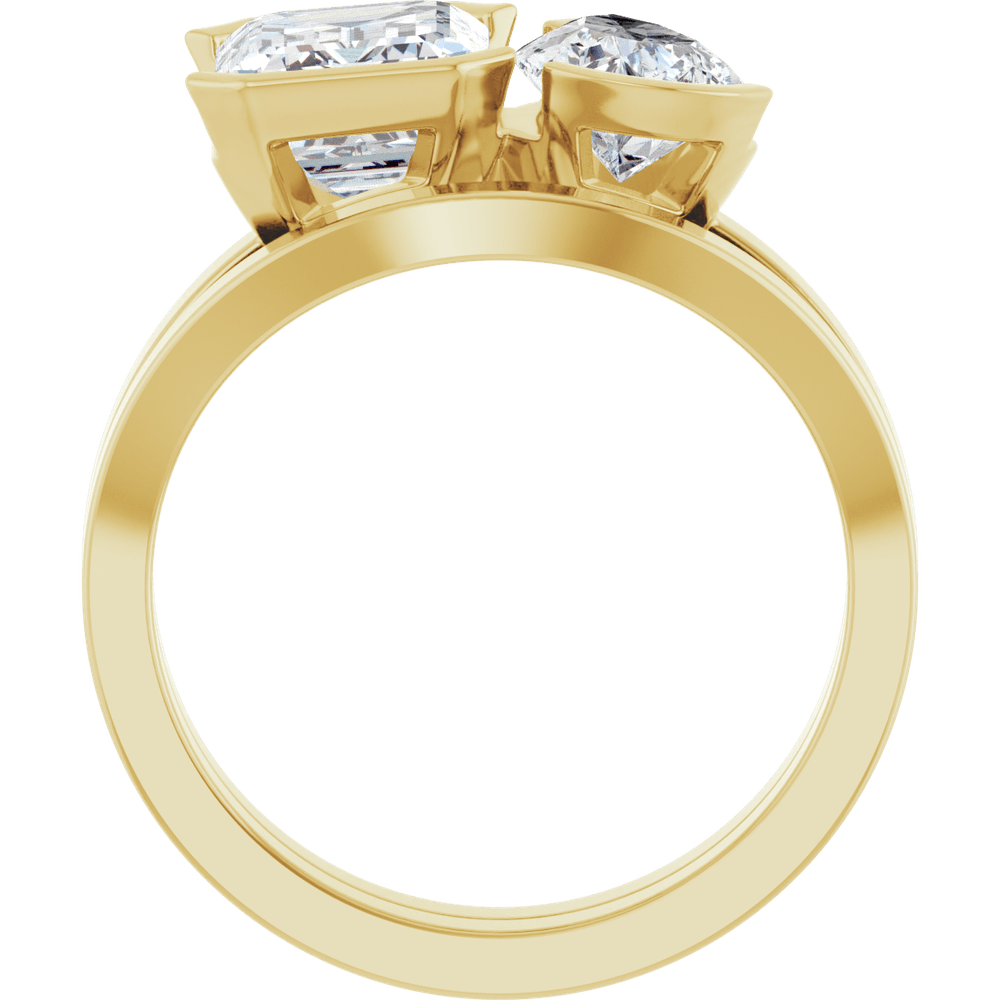 Élodie Platinum Two-Stone Engagement Ring