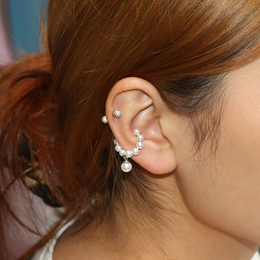 Créoles Perline Cuff Earrings