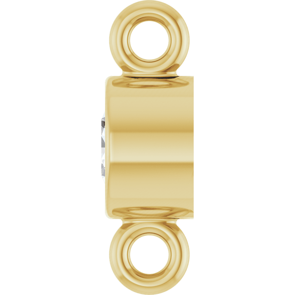 Le Lien Précieux 14K Gold Natural Diamond Connector – 1/10 CT