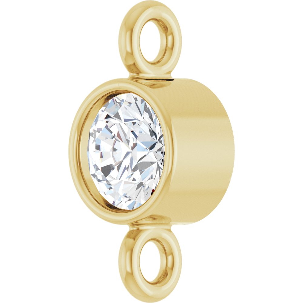Le Lien Précieux 14K Gold Natural Diamond Connector – 1/10 CT