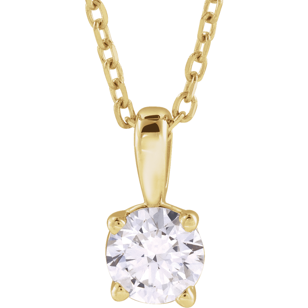 Éclat Doré Lab-Grown/Natural Diamond Pendant Necklace