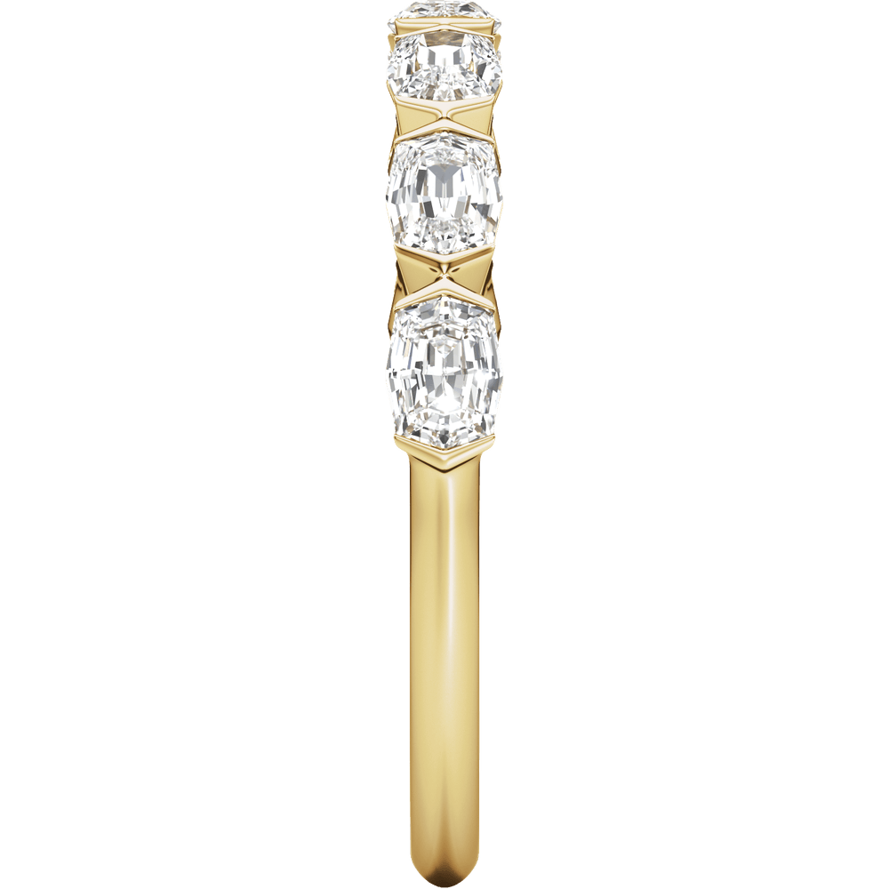 2 CTW Lab-Grown Diamond Anniversary Ring in Yellow Gold