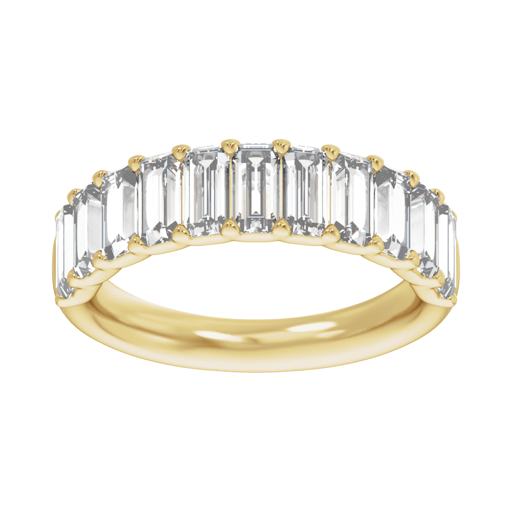 Serment Éternel 14K Yellow Gold Lab-Grown Baguette Diamond Anniversary Band – 2 1/4 CTW