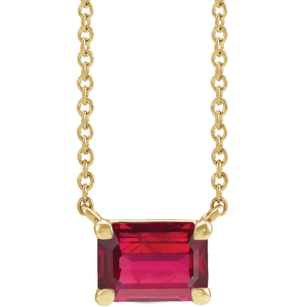 14K yellow gold ruby necklace
lab-grown ruby necklace
emerald cut ruby pendant
ruby claw prong necklace
fine jewelry ruby necklace
luxury ruby gold necklace
minimalist ruby pendant
solid gold ruby necklace
July birthstone ruby necklace
red gemstone gold necklace
18 inch ruby necklace
dainty gold ruby pendant
modern emerald cut ruby necklace
high quality lab grown ruby jewelry
gift for her ruby necklace
romantic red gemstone necklace
luxury everyday ruby necklace
14K gold gemstone necklace
ruby anniversary g