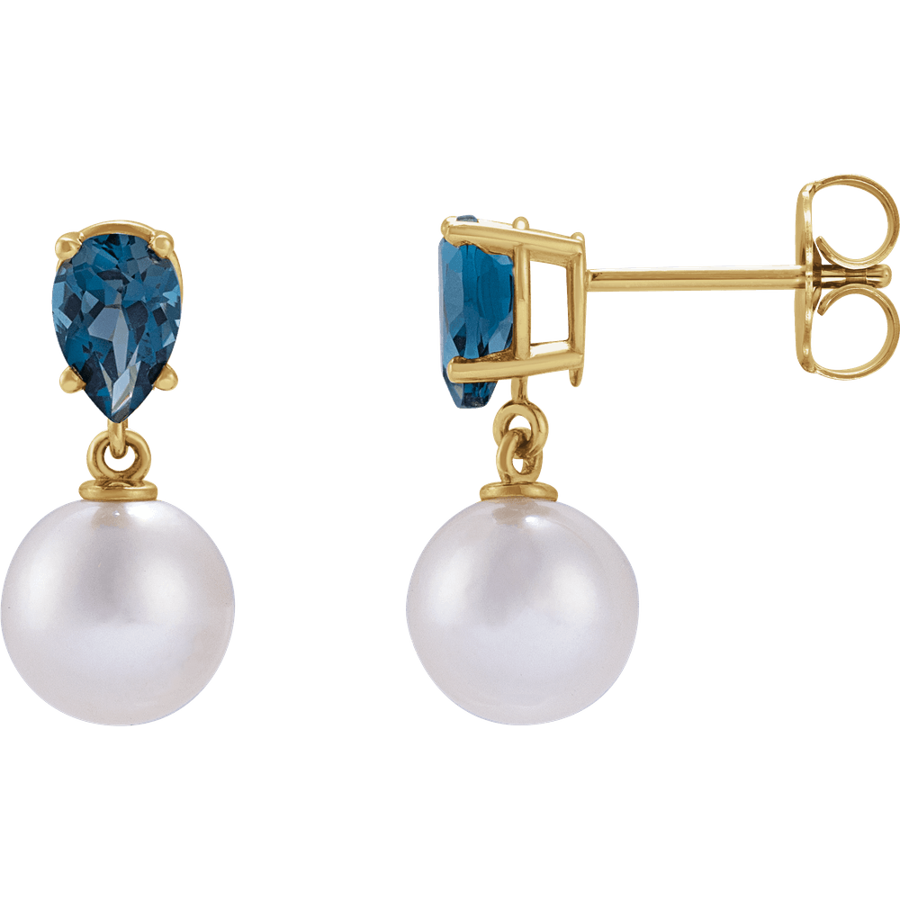 14k gold pearl earrings
london blue topaz earrings
akoya pearl drop earrings
natural blue topaz gold earrings
fine jewelry pearl earrings
luxury pearl earrings for women
14k yellow gold pearl earrings
designer pearl topaz earrings
elegant gold dangle earrings
timeless pearl jewelry