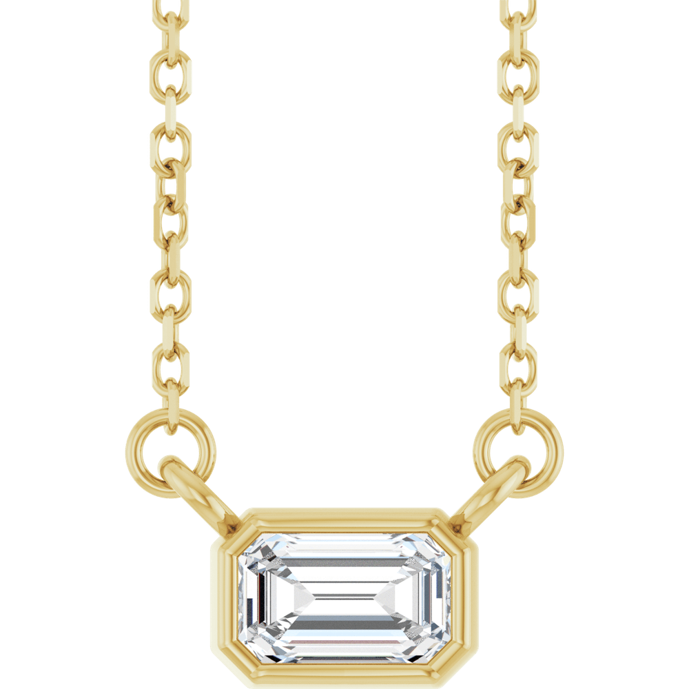 14k yellow gold diamond necklace
emerald cut diamond necklace
1/2 ct natural diamond necklace
bezel set diamond necklace
gold solitaire diamond pendant
18 inch diamond necklace
fine jewelry diamond necklace
luxury gold diamond pendant
minimalist diamond necklace
solid gold diamond solitaire