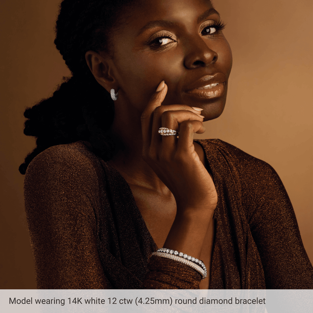 L’eternel 14K Diamond Tennis Bracelet