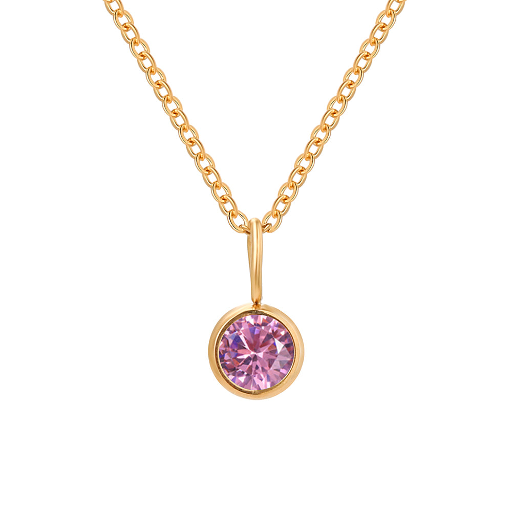 Lumière Birthstone Necklace Month & Zodiac Collection
