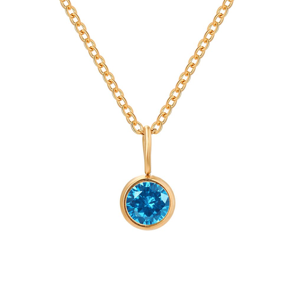 Lumière Birthstone Necklace Month & Zodiac Collection