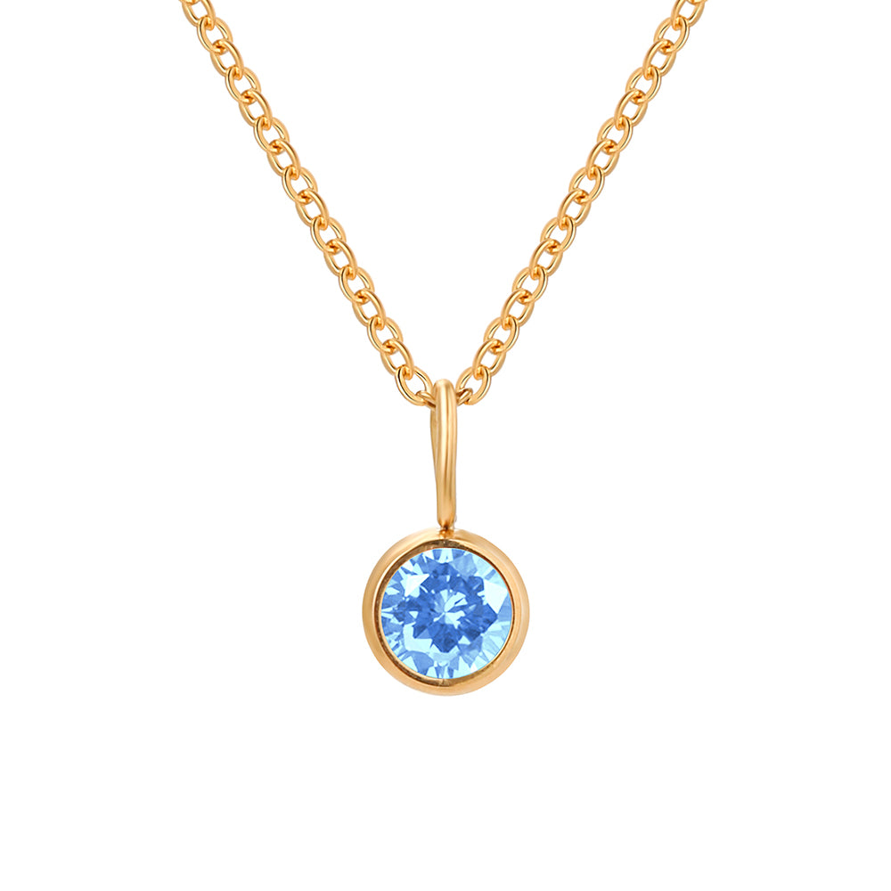 Lumière Birthstone Necklace Month & Zodiac Collection