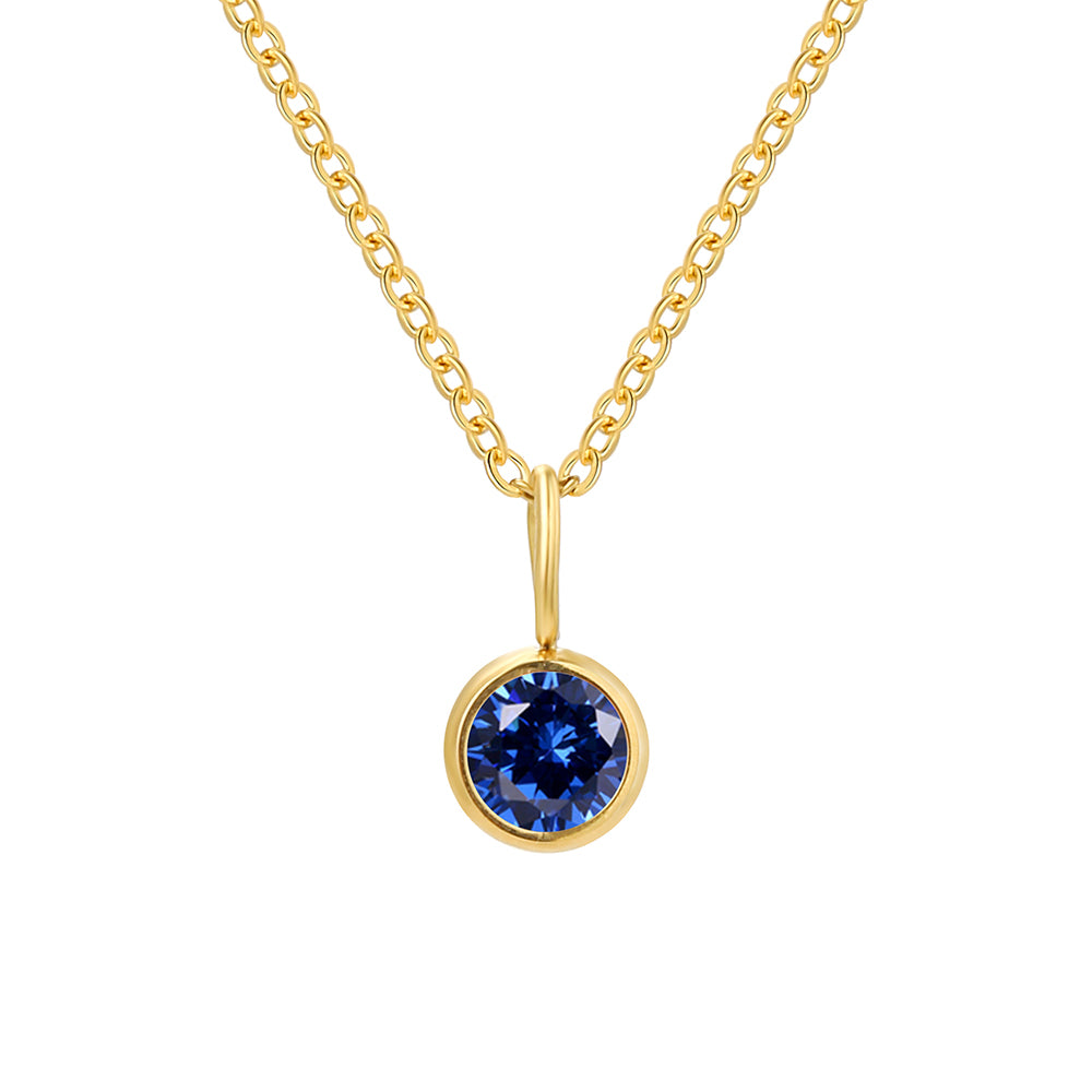 Lumière Birthstone Necklace Month & Zodiac Collection