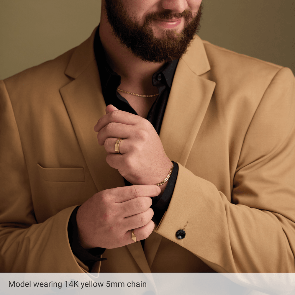 Monaco Curb Bracelet 5mm