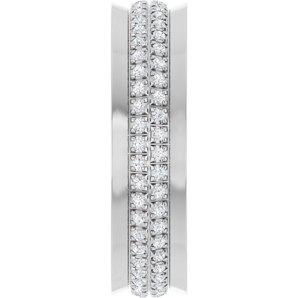 Lab-Grown Diamond Anniversary Band with Round Full-Cut Diamonds