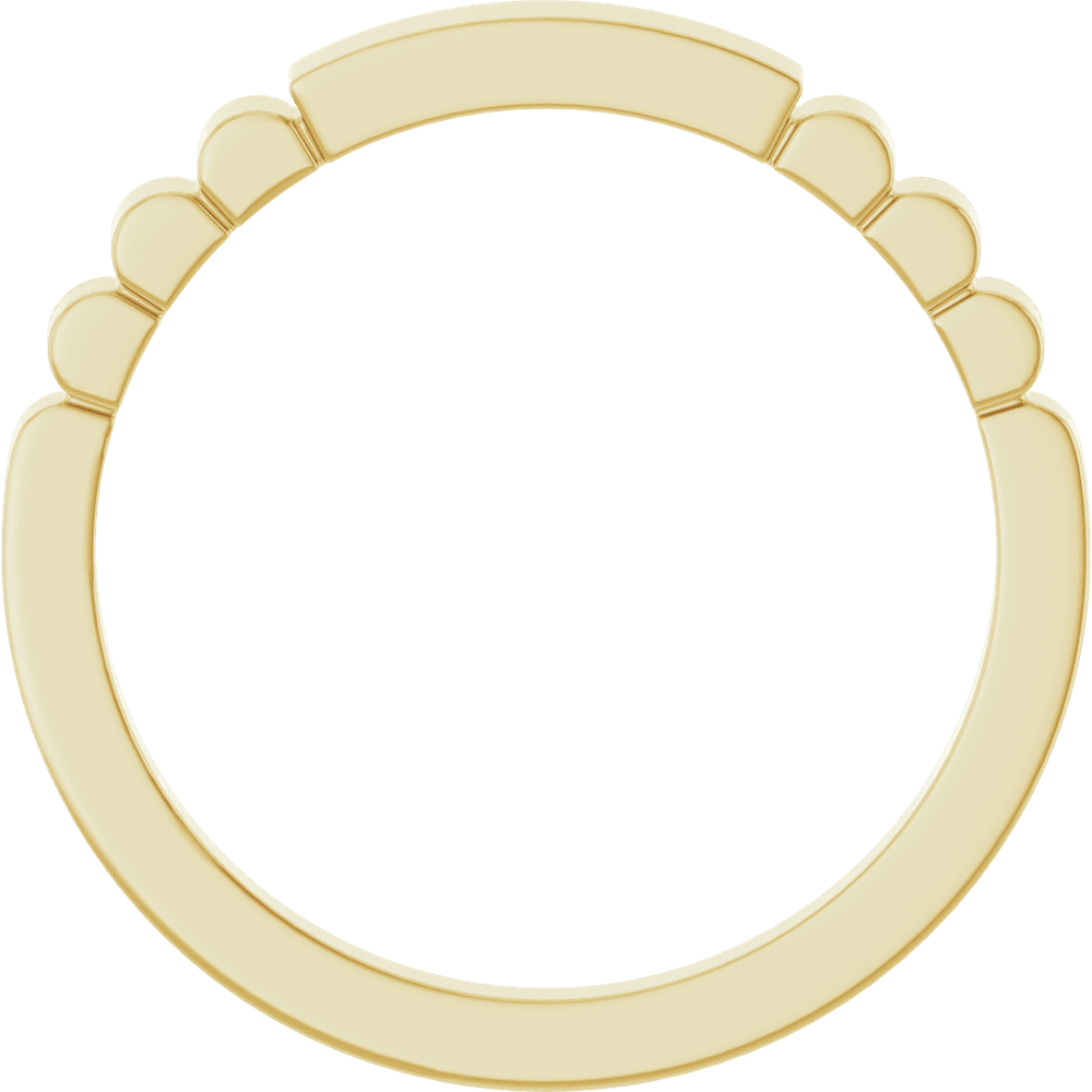 14K Gold Engravable Signet Ring – Personalized Signet Ring