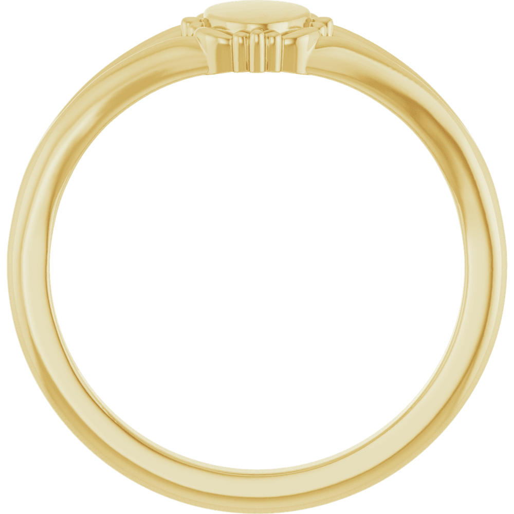 Héritage Vintage Engravable Signet Ring