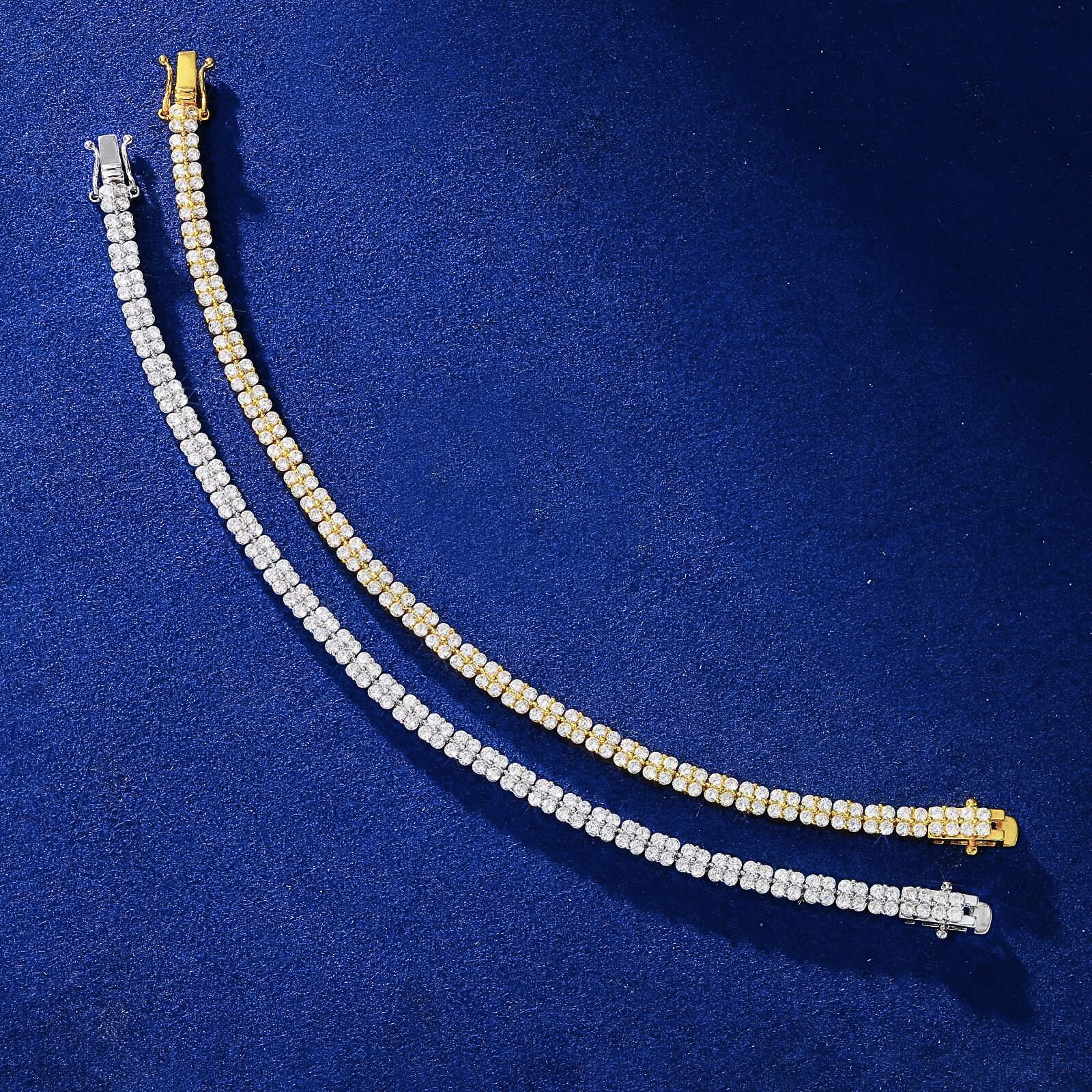 Bracelet Élégance Lumière 4mm Moissanite Tennis Bracelet