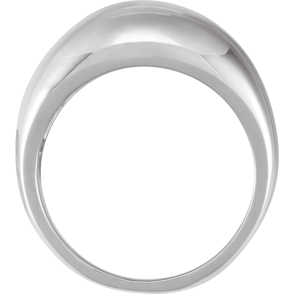 Riviera dome ring in high-polish 14K yellow gold