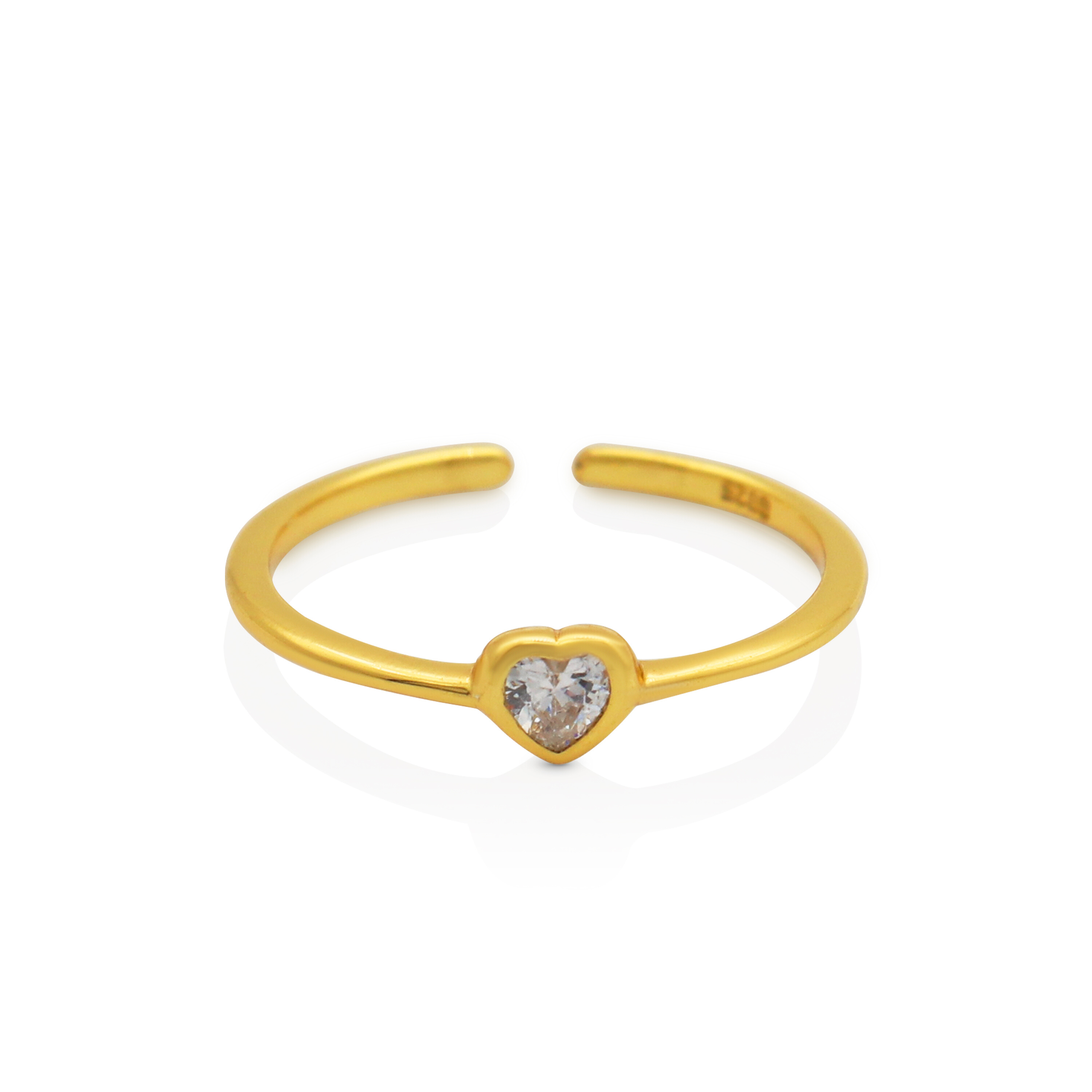 CRYSTAL HEART RING | crystal-heart-ring | Ring | Guerilla Choice