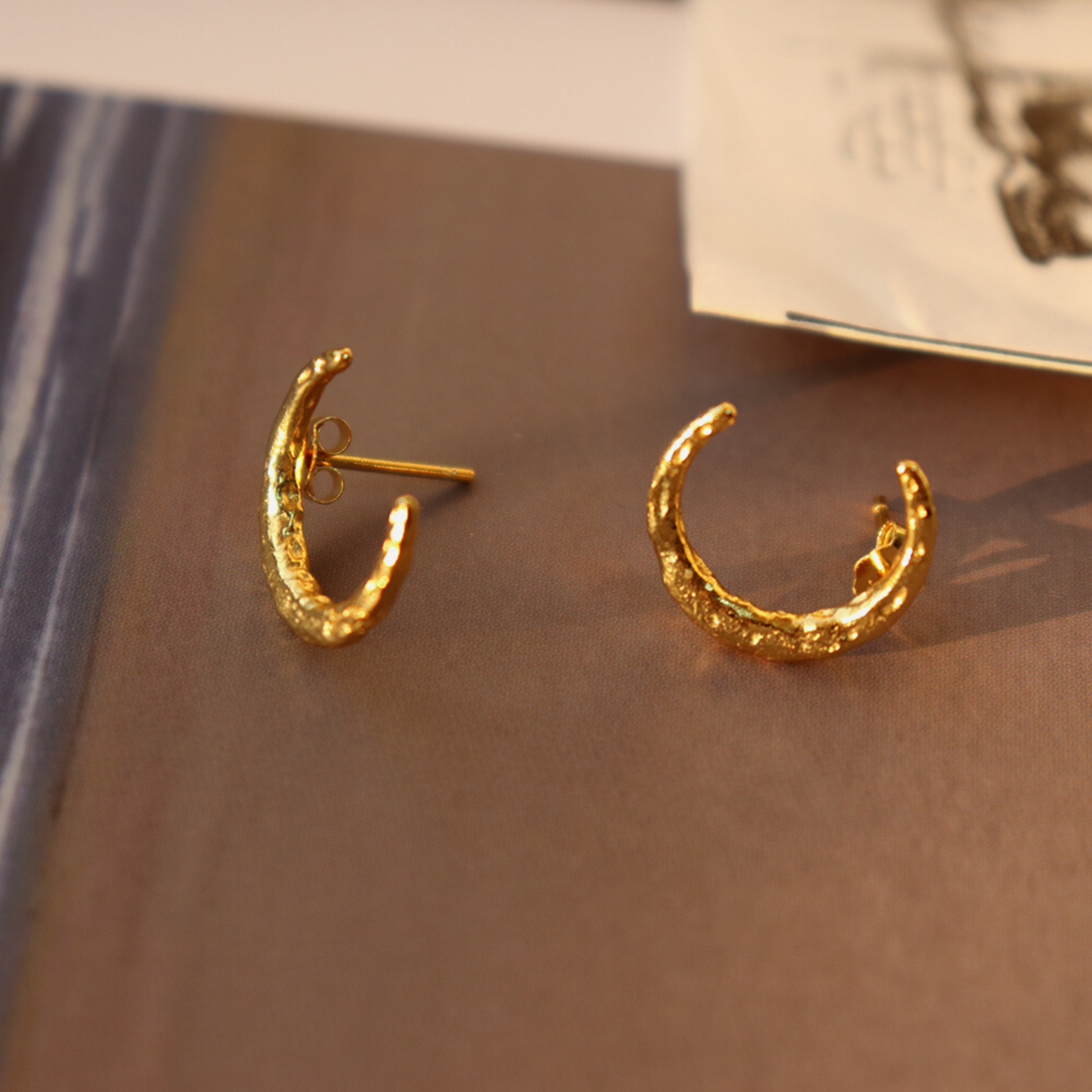 MOON CHARM EARRINGS | moon-charm-earrings | Earrings | Guerilla Choice