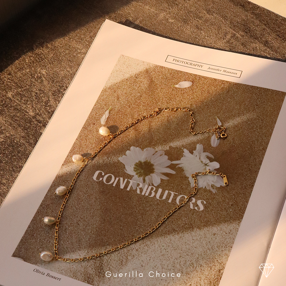 PEARL CHARM 18K GOLD PLATED | pearl-charm-18k-gold-plated | Necklace | Guerilla Choice