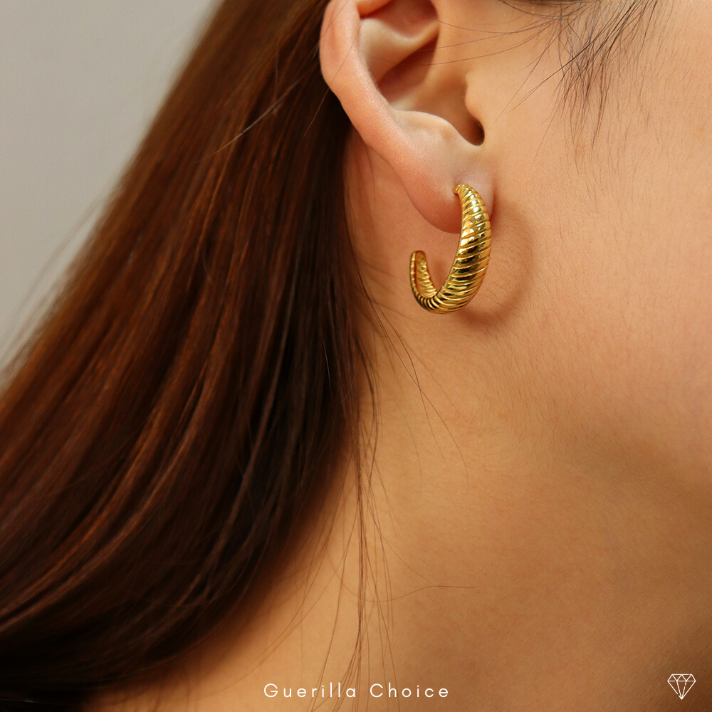 LA ELYSE GOLD EARRINGS | la-elyse-gold-earrings | Earrings | Guerilla Choice
