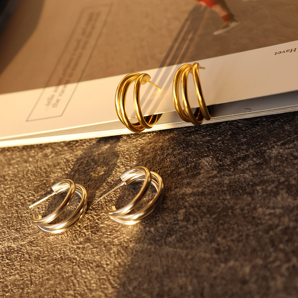 ELISE CHARM GOLD EARRINGS | elise-charm-gold-earrings | Earrings | Guerilla Choice