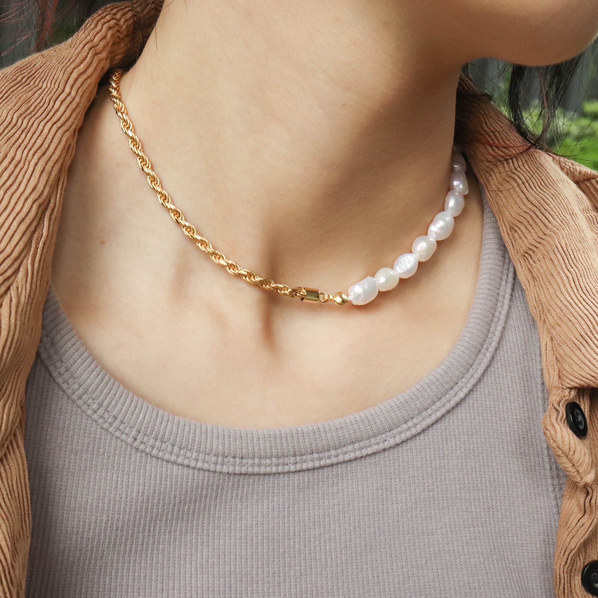 CLARICA PEARL NECKLACE | clarica-pearl-necklace | Necklace | Guerilla Choice