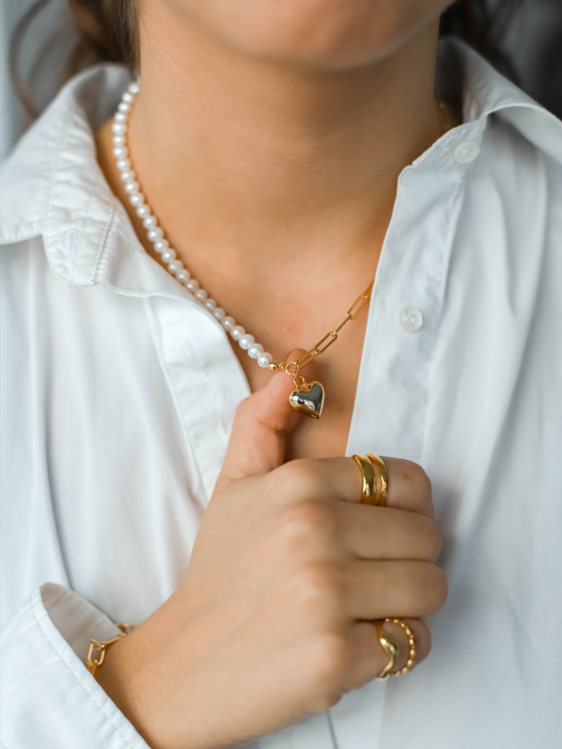 ELAYNA HEART NECKLACE | elayna-heart-necklace | Necklace | Guerilla Choice