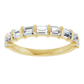 14K yellow gold diamond band
natural diamond anniversary ring
lab grown diamond anniversary band
1 carat baguette diamond ring
channel set diamond band
yellow gold wedding band women
straight baguette diamond ring
fine jewelry anniversary band