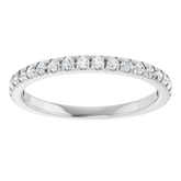 1/4 CTW Natural Diamond French-Set Anniversary Ring  14K Yellow Gold - Guerilla Choice