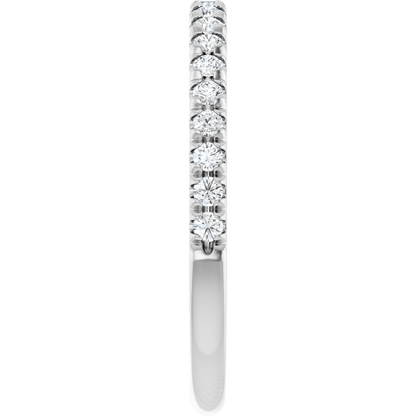 1/4 CTW Natural Diamond French-Set Anniversary Ring  14K Yellow Gold - Guerilla Choice