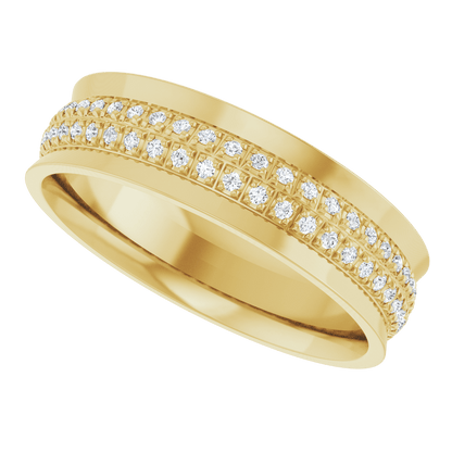 Céleste 14K White Gold 1/3 CTW Lab-Grown Diamond Band