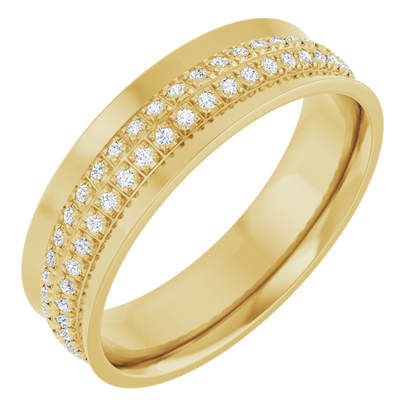 Céleste 14K White Gold 1/3 CTW Lab-Grown Diamond Band