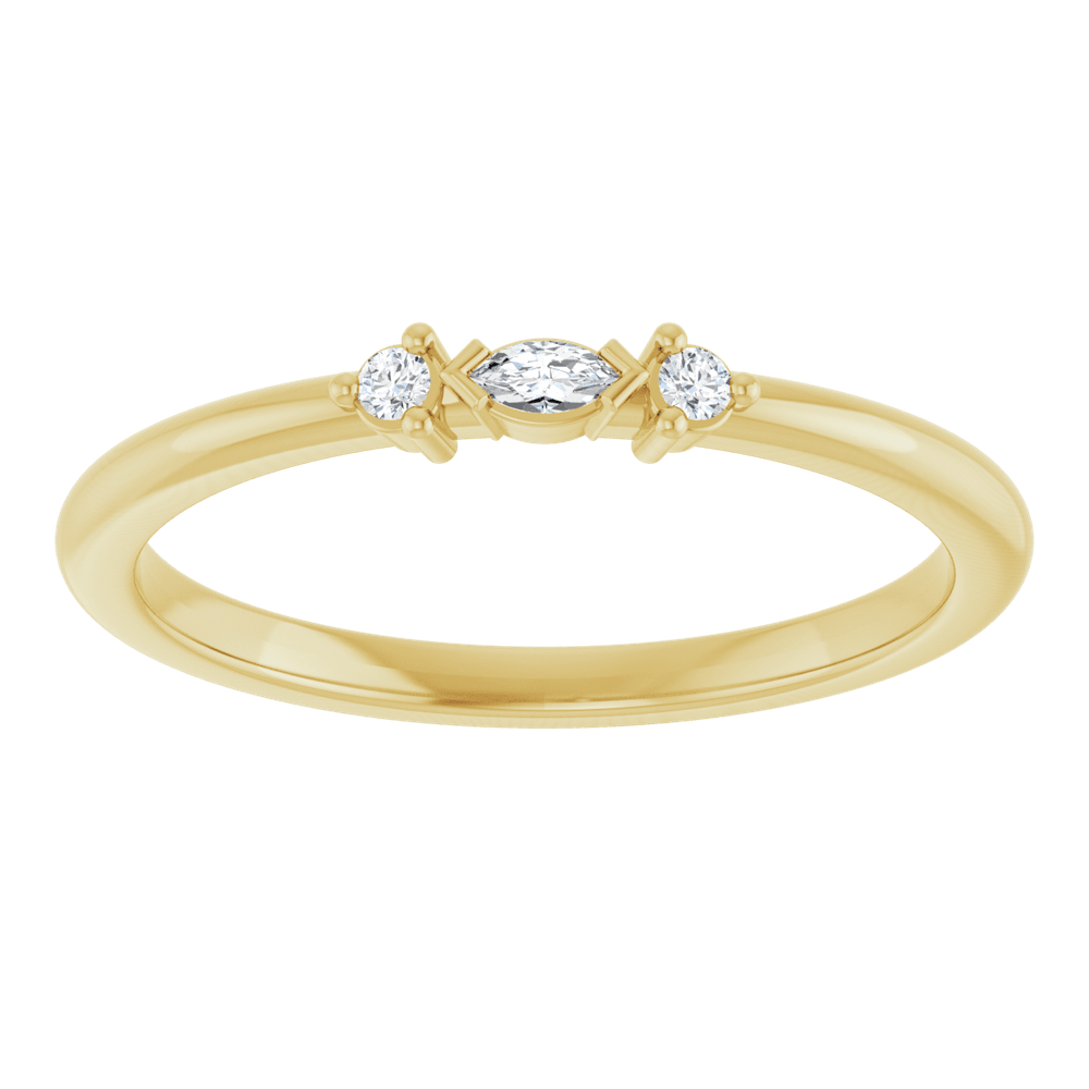 Lueur Marquise 14K Gold Diamond Ring