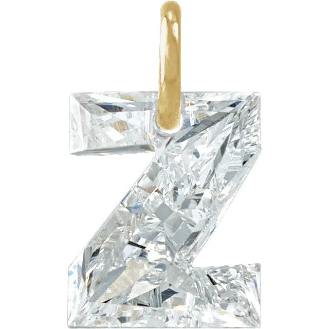 Élodie 14K Gold Lab-Grown Diamond Initial Charm
