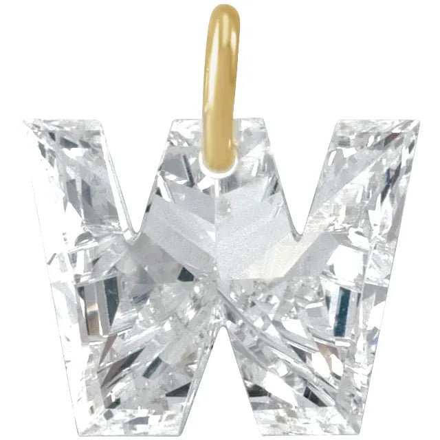 Élodie 14K Gold Lab-Grown Diamond Initial Charm