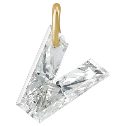 Élodie 14K Gold Lab-Grown Diamond Initial Charm