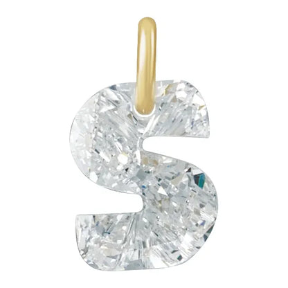 Élodie 14K Gold Lab-Grown Diamond Initial Charm