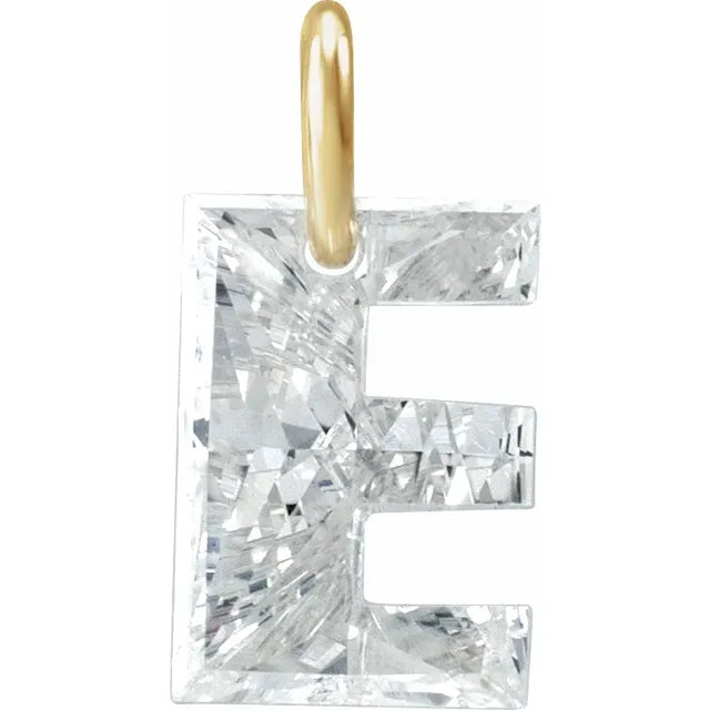 Élodie 14K Gold Lab-Grown Diamond Initial Charm
