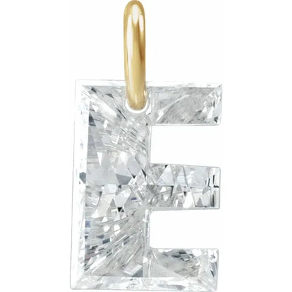 Élodie 14K Gold Lab-Grown Diamond Initial Charm