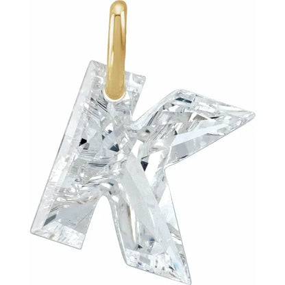 Élodie 14K Gold Lab-Grown Diamond Initial Charm