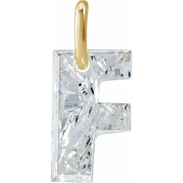 Élodie 14K Gold Lab-Grown Diamond Initial Charm