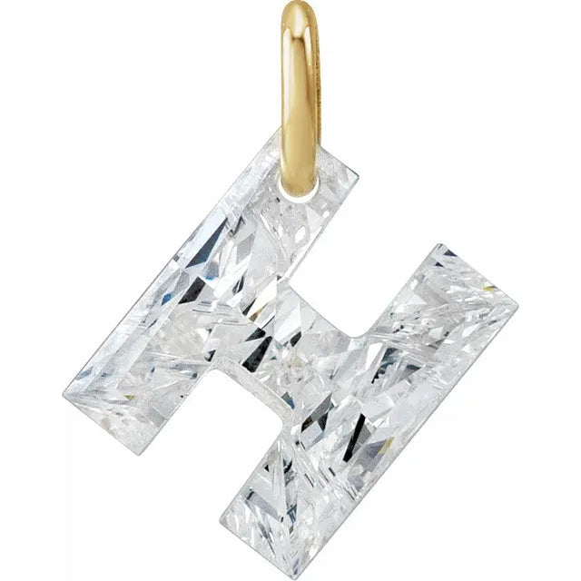 Élodie 14K Gold Lab-Grown Diamond Initial Charm
