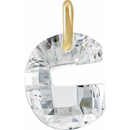 Élodie 14K Gold Lab-Grown Diamond Initial Charm