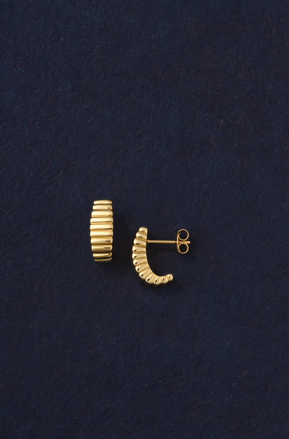 gold hoop earrings, 14k gold hoop earrings, yellow gold hoop earrings, ribbed gold earrings, textured gold hoop earrings, small gold hoop earrings, 15mm hoop earrings gold, lightweight gold hoop earrings, luxury gold hoop earrings, modern gold earrings, minimalist gold hoop earrings, designer gold hoop earrings, everyday gold earrings, premium gold hoop earrings, thick gold hoop earrings, gold j hoop earrings, polished gold earrings, elegant gold hoop earrings, classic gold hoop earrings, fine jewelry gold 