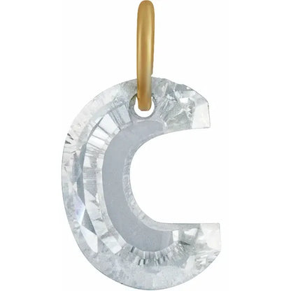Élodie 14K Gold Lab-Grown Diamond Initial Charm