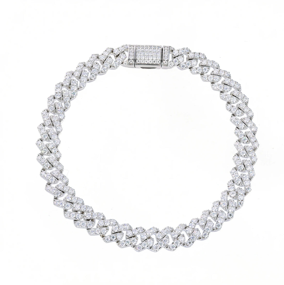 Maison de Lumière Bracelet - Moissanite Cuban Link Bracelet