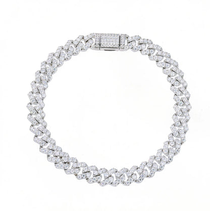 Maison de Lumière Bracelet - Moissanite Cuban Link Bracelet